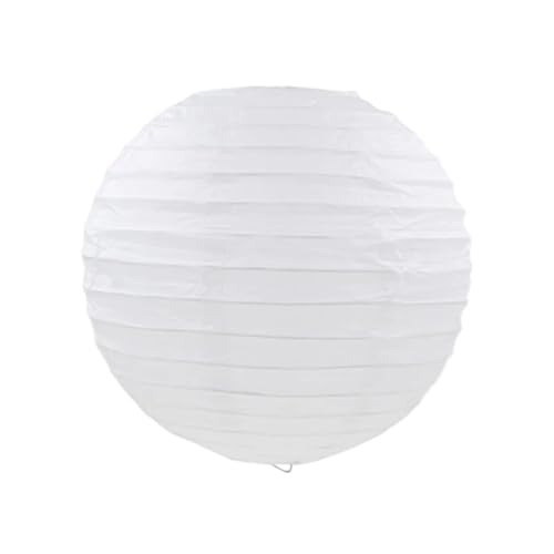 XIUsheUA 10 Teile/los Hochzeit Dekoration Laterne Elegante Weiße Papierlaternen Ball Lampion Hängen Lampenschirm Party Dusche Decor für Hochzeiten, Partys(10inch 25cm) von XIUsheUA