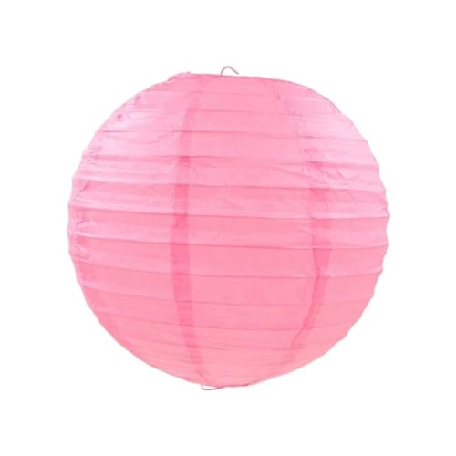 XIUsheUA 5 stücke 10-15-20-25-30-35-40cm Papier Laternen Dekorationen Runde Papier Laterne Ball Hochzeit Party Geburtstag Party Dekoration Lieferungen für Hochzeiten, Partys(Pink,4inch 10cm) von XIUsheUA