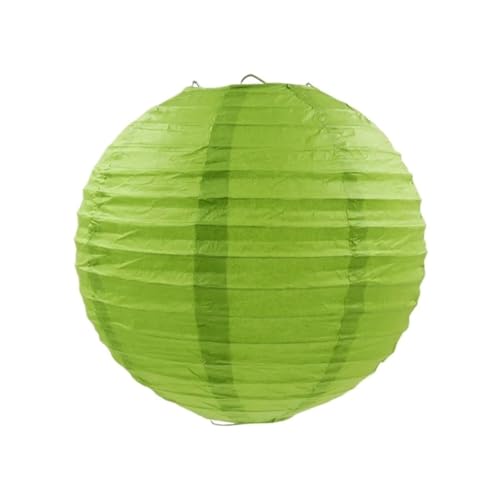 XIUsheUA 5 stücke Durchmesser 4 "-14" (10-15-20-25-30-40cm) dekorative Papier Lampion Ball Festival Papier Laterne Hochzeit Party Dekoration DIY für Hochzeiten, Partys(Green,10inch 25cm) von XIUsheUA