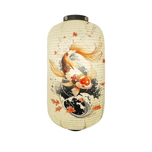 XIUsheUA Papierlaternen Papierlaternen for den Innenbereich und Stilwerbung Dekorative Muster Benutzerdefinierter Goldfisch-Lampenschirm Izakaya Restaurant für Hochzeiten, Partys(Color 18) von XIUsheUA