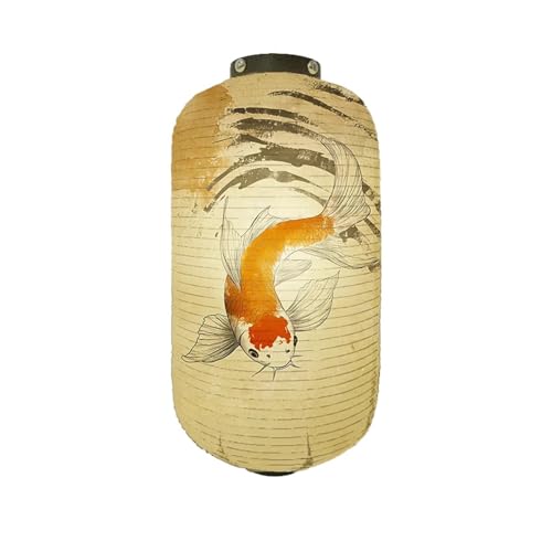 XIUsheUA Papierlaternen Papierlaternen for den Innenbereich und Stilwerbung Dekorative Muster Benutzerdefinierter Goldfisch-Lampenschirm Izakaya Restaurant für Hochzeiten, Partys(Color 3) von XIUsheUA