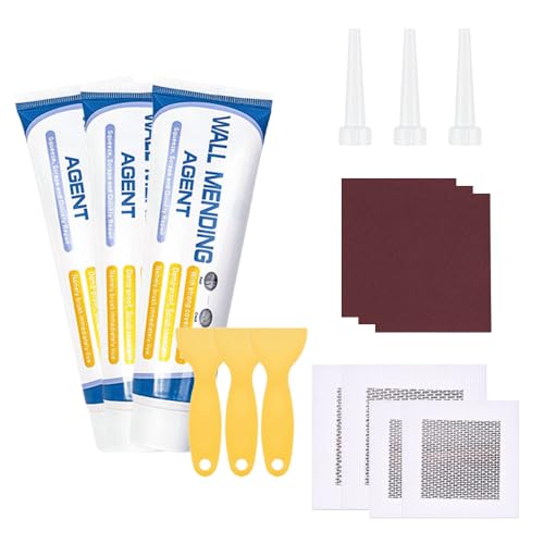 Spachtelmasse Bohrloch- und Rissfüller Weiß für Innen 300g,Reparaturspachtel, Wandreparaturcreme,Fertigspachtel Weiß für die schnelle Reparatur von Rissen, Graffiti und Löchern - Wall Repair Kit Spachtelmasse Bohrloch- und Rissfüller Weiß für Innen 300g,Reparaturspachtel, Wandreparaturcreme,Fertigspachtel Weiß für die schnelle Reparatur von Rissen, Graffiti und Löchern - Wall Repair Kit von XIWCAFC