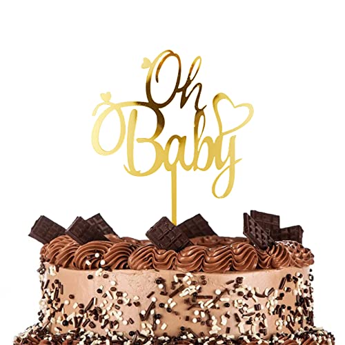 XIXKOLYU Oh Baby Kuchen Topper Holzkuchen Pfahl Kuchen Deko Tortendekoration für Baby Dusche Baby Geburt Baby Dusche Geschlecht Reveal Party Deko XIXKOLYU Oh Baby Kuchen Topper Holzkuchen Pfahl Kuchen Deko Tortendekoration für Baby Dusche Baby Geburt Baby Dusche Geschlecht Reveal Party Deko von XIXKOLYU