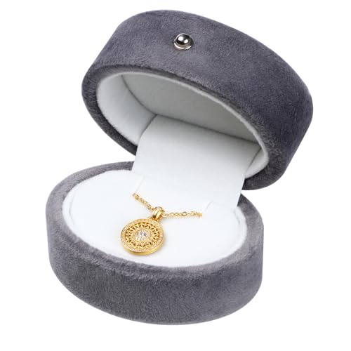 Samt Schmuck Geschenkbox Ohrringbox Aufbewahrungsbox Kleine Schmuckkästchen Schmuckschatulle für Halsketten Geschenke Display Samt Schmuck Geschenkbox Ohrringbox Aufbewahrungsbox Kleine Schmuckkästchen Schmuckschatulle für Halsketten Geschenke Display von XIZAO