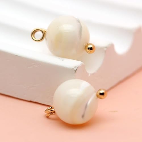XJHDS 100 Stück 10 mm reine natürliche Muscheln, Cheongsam-Knöpfe, Hanfu-Platten-Knöpfe, verwendet für chinesischen Stil, nationalen Trend, Tang-Anzugkleidung, dekorative Knopfhemden XJHDS 100 Stück 10 mm reine natürliche Muscheln, Cheongsam-Knöpfe, Hanfu-Platten-Knöpfe, verwendet für chinesischen Stil, nationalen Trend, Tang-Anzugkleidung, dekorative Knopfhemden von XJHDS