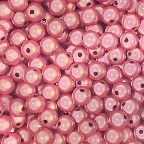XJHNB 60/100/300/600 Stück reflektierende Perlen, 3D-Illusion, Wunderperlen, 4–30 mm, Stickerei, Acrylperlen für die Schmuckherstellung, hübsch unter Licht - Rosa,8mm 200Stk XJHNB 60/100/300/600 Stück reflektierende Perlen, 3D-Illusion, Wunderperlen, 4–30 mm, Stickerei, Acrylperlen für die Schmuckherstellung, hübsch unter Licht - Rosa,8mm 200Stk von XJHNB