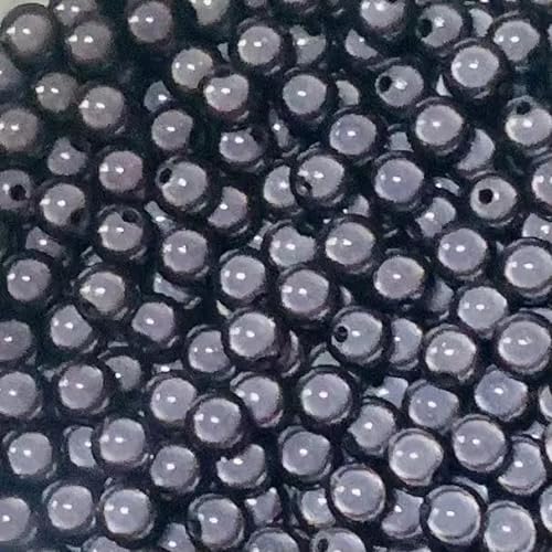 XJHNB 60/100/300/600 Stück reflektierende Perlen, 3D-Illusion, Wunderperlen, 4–30 mm, Stickerei, Acrylperlen für die Schmuckherstellung, hübsch unter Licht von XJHNB