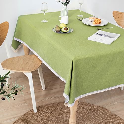 XJJDCB Grüne Spitzentischabdeckung für Küche, Wohnkultur, Picknick, Camping, Außenbereich mit auslaufsicherer und ölbeständiger Oberfläche,90cm*90cm XJJDCB Grüne Spitzentischabdeckung für Küche, Wohnkultur, Picknick, Camping, Außenbereich mit auslaufsicherer und ölbeständiger Oberfläche,90cm*90cm von XJJDCB