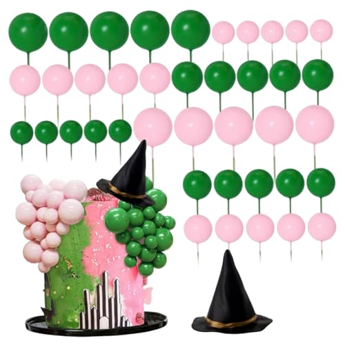 42pcs böser Kuchen -Topper Hexenhut Crown Mini Ballons Cupcake Topper für Geburtstag Halloween Party Dekorationen Vorräte 42pcs böser Kuchen -Topper Hexenhut Crown Mini Ballons Cupcake Topper für Geburtstag Halloween Party Dekorationen Vorräte von XJKLBYQ