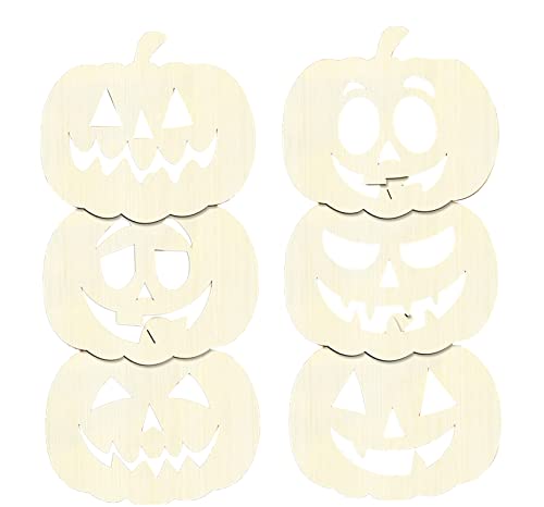 6 Stücke Halloween unvollendete hölzerne Kürbisfahrzeugausschnitte leere Kürbisholzscheiben Halloween DIY Basteln für Thanksgiving Dekoration DIY Dekoration, Ornamente 6 Stücke Halloween unvollendete hölzerne Kürbisfahrzeugausschnitte leere Kürbisholzscheiben Halloween DIY Basteln für Thanksgiving Dekoration DIY Dekoration, Ornamente von XJKLBYQ