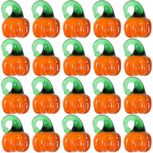 Halloween -Perlen für Schmuckherstellung, 20 Prozent süße Mini -Glas -Kürbisperlen mit Loch Halloween -Handwerk für Armband, Halskette, DIY, für Schmuckherstellung Halloween -Perlen für Schmuckherstellung, 20 Prozent süße Mini -Glas -Kürbisperlen mit Loch Halloween -Handwerk für Armband, Halskette, DIY, für Schmuckherstellung von XJKLBYQ