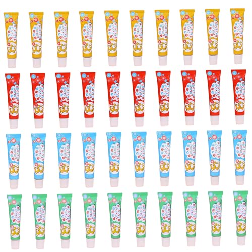Plastic Bubbles Balloons Variety, Plastic Bubbles with Straw 32 Sets Easy & Fun Blow for Kids Portable Bubble Toys for School, Party, Indoor, Outdoor, Birthday Gifts von XJKLBYQ