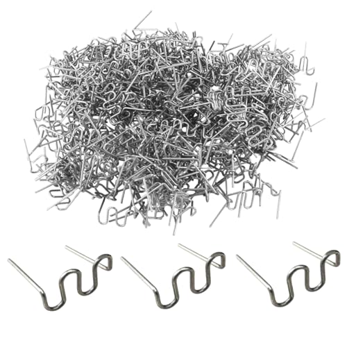 Plastikschweißer -Grundnahrungsmittel, 500pcs 0, 6 mm Edelstahl Plastikschweißhüter für Reparaturmaschinen Auto Stoßstangen Armaturenbretter Lampenhalter Lampenhalter Plastikschweißer -Grundnahrungsmittel, 500pcs 0, 6 mm Edelstahl Plastikschweißhüter für Reparaturmaschinen Auto Stoßstangen Armaturenbretter Lampenhalter Lampenhalter von XJKLBYQ