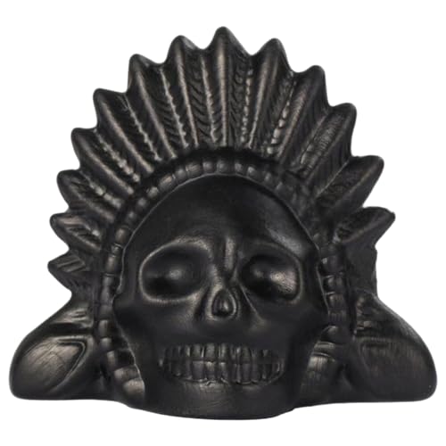 XJKLBYQ Aztec Death Pfeife mit Schädel, Laute schreckliche Neuheit des menschlichen Klangs für Halloween -Ereignisse XJKLBYQ Aztec Death Pfeife mit Schädel, Laute schreckliche Neuheit des menschlichen Klangs für Halloween -Ereignisse von XJKLBYQ
