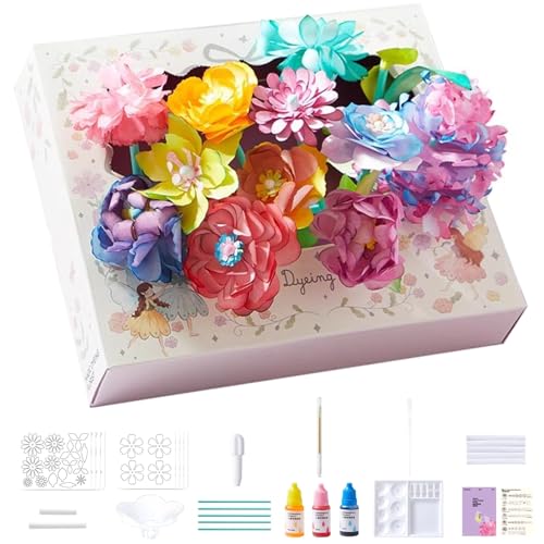 XJKLBYQ Flower Craft Kit für Kinder, 1 Set Flower Making Kit für Kinder, DIY Bunte Bloom Joy Paper Science, Lernen und Bildungsspielzeug für XJKLBYQ Flower Craft Kit für Kinder, 1 Set Flower Making Kit für Kinder, DIY Bunte Bloom Joy Paper Science, Lernen und Bildungsspielzeug für von XJKLBYQ