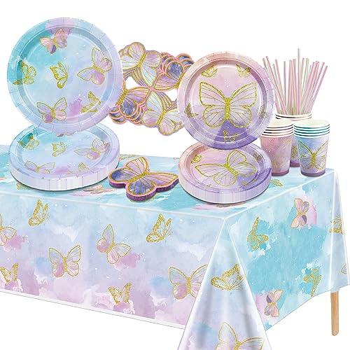 XJLANTTE Butterfly Party Plates Set (Bunt-S) von XJLANTTE