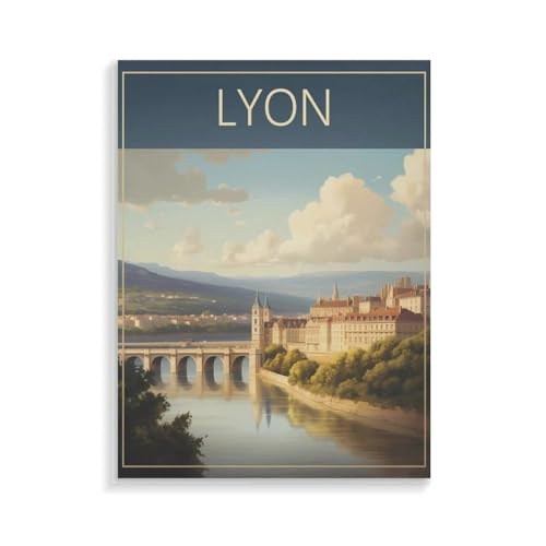 XJUfW DIY Ölgemälde nach Zahlen Kits,Lyon Frankreich,faltenfrei gerollte Leinwand DIY Ölgemälde nach Zahlen für Erwachsene Malen nach Zahlen Geschenk, 30x40cm(AA-412 XJUfW DIY Ölgemälde nach Zahlen Kits,Lyon Frankreich,faltenfrei gerollte Leinwand DIY Ölgemälde nach Zahlen für Erwachsene Malen nach Zahlen Geschenk, 30x40cm(AA-412 von XJUfW