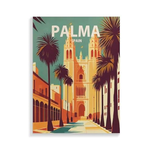 XJUfW DIY Ölgemälde nach Zahlen Kits,Palma Spanien,faltenfrei gerollte Leinwand DIY Ölgemälde nach Zahlen für Erwachsene Malen nach Zahlen Geschenk, 40x50cm(AA-42 XJUfW DIY Ölgemälde nach Zahlen Kits,Palma Spanien,faltenfrei gerollte Leinwand DIY Ölgemälde nach Zahlen für Erwachsene Malen nach Zahlen Geschenk, 40x50cm(AA-42 von XJUfW