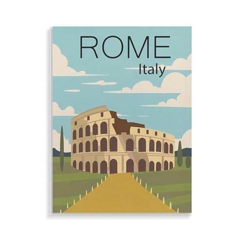 XJUfW DIY Ölgemälde nach Zahlen Kits,Rom Italien,faltenfrei gerollte Leinwand DIY Ölgemälde nach Zahlen für Erwachsene Malen nach Zahlen Geschenk, 50x60cm(AA-472 XJUfW DIY Ölgemälde nach Zahlen Kits,Rom Italien,faltenfrei gerollte Leinwand DIY Ölgemälde nach Zahlen für Erwachsene Malen nach Zahlen Geschenk, 50x60cm(AA-472 von XJUfW