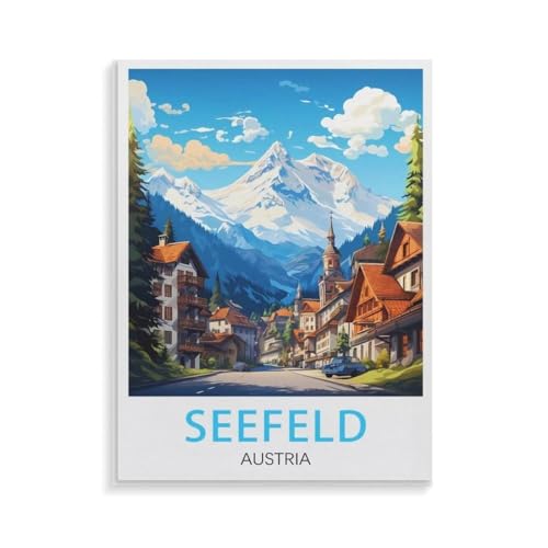 XJUfW Diy Ölgemälde Nach Zahlen Kits, Seefeld Österreich,Faltenfrei Gerollte Leinwand Diy Ölgemälde Nach Zahlen Für Erwachsene Malen Nach Zahlen, 30x40cm(AA-305 XJUfW Diy Ölgemälde Nach Zahlen Kits, Seefeld Österreich,Faltenfrei Gerollte Leinwand Diy Ölgemälde Nach Zahlen Für Erwachsene Malen Nach Zahlen, 30x40cm(AA-305 von XJUfW