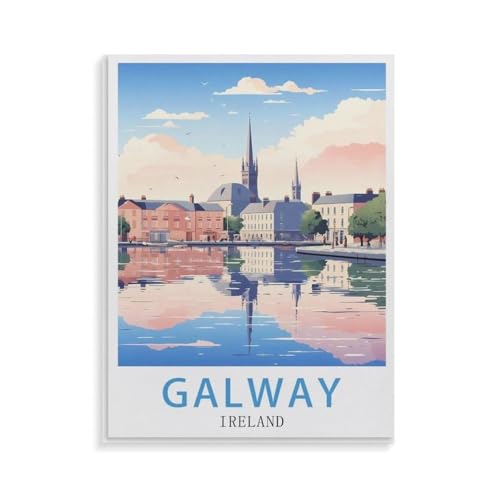 XJUfW Gerollte Falten Leinwand Ölgemälde nach Zahlen für Erwachsene, Galway Irland,DIY Malen nach Zahlen Kit für Kinder und Erwachsene,20x30cm(AA-229 XJUfW Gerollte Falten Leinwand Ölgemälde nach Zahlen für Erwachsene, Galway Irland,DIY Malen nach Zahlen Kit für Kinder und Erwachsene,20x30cm(AA-229 von XJUfW