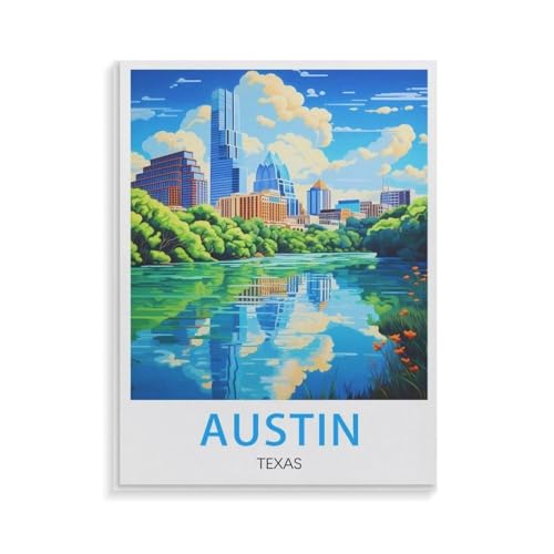 XJUfW Kits Diy Bilder Nach Zahlen Zeichnen Auf Leinwand Heimtextilien, Austin Texas,Ölgemälde Nach Zahlen, 30x40cm(AA-116 XJUfW Kits Diy Bilder Nach Zahlen Zeichnen Auf Leinwand Heimtextilien, Austin Texas,Ölgemälde Nach Zahlen, 30x40cm(AA-116 von XJUfW