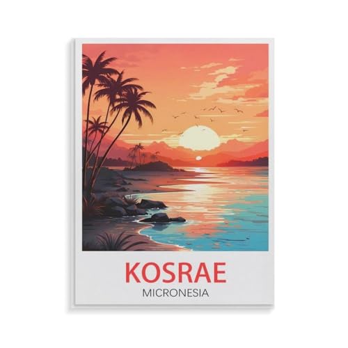 XJUfW Kits Diy Bilder Nach Zahlen Zeichnen Auf Leinwand Heimtextilien, Kosrae Mikronesien,Ölgemälde Nach Zahlen, 40x50cm(AA-236 XJUfW Kits Diy Bilder Nach Zahlen Zeichnen Auf Leinwand Heimtextilien, Kosrae Mikronesien,Ölgemälde Nach Zahlen, 40x50cm(AA-236 von XJUfW