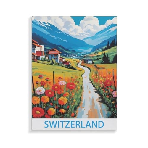 XJUfW Kits Diy Bilder Nach Zahlen Zeichnen Auf Leinwand Heimtextilien, Schweiz,Ölgemälde Nach Zahlen, 20x30cm(AA-456 XJUfW Kits Diy Bilder Nach Zahlen Zeichnen Auf Leinwand Heimtextilien, Schweiz,Ölgemälde Nach Zahlen, 20x30cm(AA-456 von XJUfW
