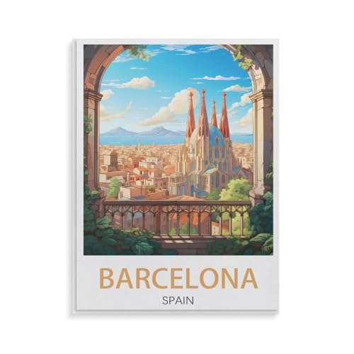 XJUfW Leinwand Gemälde Ölgemälde Nach Zahlen Wandkunst Poster Bild Bastelset Geschenk Zuhause Wohnzimmer Dekoration,Barcelona Spanien,Malen Nach Zahlen Für Erwachsene Urlaub,40x50cm(AA-88 XJUfW Leinwand Gemälde Ölgemälde Nach Zahlen Wandkunst Poster Bild Bastelset Geschenk Zuhause Wohnzimmer Dekoration,Barcelona Spanien,Malen Nach Zahlen Für Erwachsene Urlaub,40x50cm(AA-88 von XJUfW