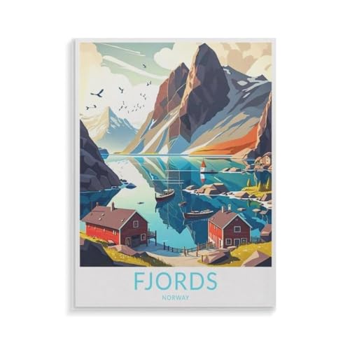 XJUfW Leinwand Gemälde Ölgemälde Nach Zahlen Wandkunst Poster Bild Bastelset Geschenk Zuhause Wohnzimmer Dekoration,Fjorde Norwegen,Malen Nach Zahlen Für Erwachsene Urlaub,50x60cm(AA-28 XJUfW Leinwand Gemälde Ölgemälde Nach Zahlen Wandkunst Poster Bild Bastelset Geschenk Zuhause Wohnzimmer Dekoration,Fjorde Norwegen,Malen Nach Zahlen Für Erwachsene Urlaub,50x60cm(AA-28 von XJUfW