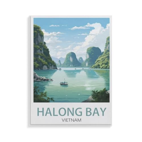 XJUfW Leinwand Gemälde Ölgemälde Nach Zahlen Wandkunst Poster Bild Bastelset Geschenk Zuhause Wohnzimmer Dekoration,Halong-Bucht Vietnam,Malen Nach Zahlen Für Erwachsene Urlaub,20x30cm(AA-478 XJUfW Leinwand Gemälde Ölgemälde Nach Zahlen Wandkunst Poster Bild Bastelset Geschenk Zuhause Wohnzimmer Dekoration,Halong-Bucht Vietnam,Malen Nach Zahlen Für Erwachsene Urlaub,20x30cm(AA-478 von XJUfW