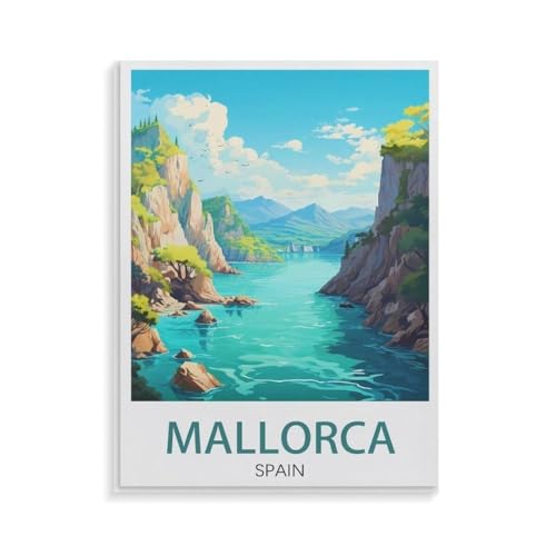 XJUfW Leinwand Gemälde Ölgemälde Nach Zahlen Wandkunst Poster Bild Bastelset Geschenk Zuhause Wohnzimmer Dekoration,Mallorca Spanien,Malen Nach Zahlen Für Erwachsene Urlaub,50x60cm(AA-158 XJUfW Leinwand Gemälde Ölgemälde Nach Zahlen Wandkunst Poster Bild Bastelset Geschenk Zuhause Wohnzimmer Dekoration,Mallorca Spanien,Malen Nach Zahlen Für Erwachsene Urlaub,50x60cm(AA-158 von XJUfW