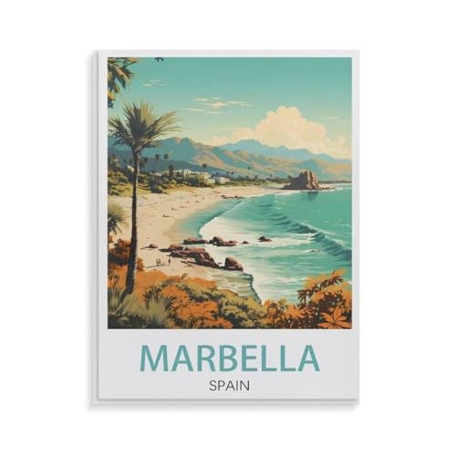 XJUfW Leinwand Gemälde Ölgemälde Nach Zahlen Wandkunst Poster Bild Bastelset Geschenk Zuhause Wohnzimmer Dekoration,Marbella Spanien,Malen Nach Zahlen Für Erwachsene Urlaub,30x40cm(AA-258 XJUfW Leinwand Gemälde Ölgemälde Nach Zahlen Wandkunst Poster Bild Bastelset Geschenk Zuhause Wohnzimmer Dekoration,Marbella Spanien,Malen Nach Zahlen Für Erwachsene Urlaub,30x40cm(AA-258 von XJUfW