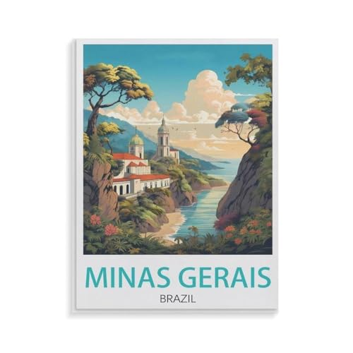 XJUfW Leinwand Gemälde Ölgemälde Nach Zahlen Wandkunst Poster Bild Bastelset Geschenk Zuhause Wohnzimmer Dekoration,Minas Gerais Brasilien,Malen Nach Zahlen Für Erwachsene Urlaub,40x50cm(AA-178 XJUfW Leinwand Gemälde Ölgemälde Nach Zahlen Wandkunst Poster Bild Bastelset Geschenk Zuhause Wohnzimmer Dekoration,Minas Gerais Brasilien,Malen Nach Zahlen Für Erwachsene Urlaub,40x50cm(AA-178 von XJUfW