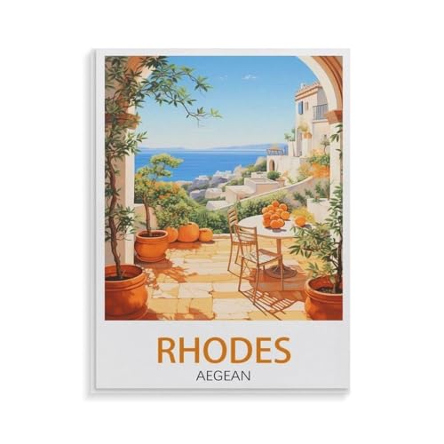 XJUfW Leinwand Gemälde Ölgemälde Nach Zahlen Wandkunst Poster Bild Bastelset Geschenk Zuhause Wohnzimmer Dekoration,Rhodos Ägäis,Malen Nach Zahlen Für Erwachsene Urlaub,20x30cm(AA-238 XJUfW Leinwand Gemälde Ölgemälde Nach Zahlen Wandkunst Poster Bild Bastelset Geschenk Zuhause Wohnzimmer Dekoration,Rhodos Ägäis,Malen Nach Zahlen Für Erwachsene Urlaub,20x30cm(AA-238 von XJUfW