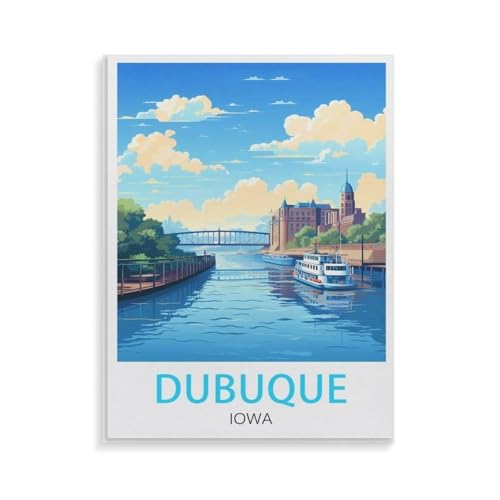 XJUfW Malen nach Zahlen, Dubuque Iowa,Malen nach Zahlen Erwachsene und Kinder, 30x40cm(AA-363 XJUfW Malen nach Zahlen, Dubuque Iowa,Malen nach Zahlen Erwachsene und Kinder, 30x40cm(AA-363 von XJUfW