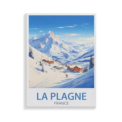 XJUfW Malen nach Zahlen, La Plagne Frankreich Ski,Malen nach Zahlen Erwachsene und Kinder, 20x30cm(AA-53 XJUfW Malen nach Zahlen, La Plagne Frankreich Ski,Malen nach Zahlen Erwachsene und Kinder, 20x30cm(AA-53 von XJUfW