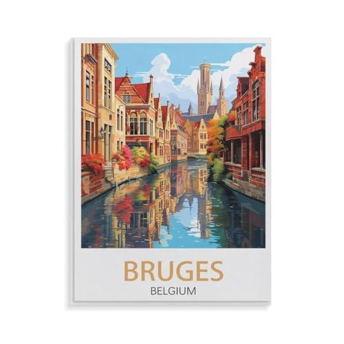 XJUfW Ölgemälde DIY Kits Leinwand Rahmen Bild Zeichnung Malen nach Zahlen Dekor Kunst, Brügge Belgien,Malen nach Zahlen, 40x50cm(AA-170 XJUfW Ölgemälde DIY Kits Leinwand Rahmen Bild Zeichnung Malen nach Zahlen Dekor Kunst, Brügge Belgien,Malen nach Zahlen, 40x50cm(AA-170 von XJUfW