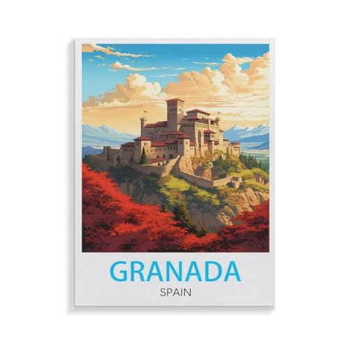 XJUfW Ölgemälde DIY Kits Leinwand Rahmen Bild Zeichnung Malen nach Zahlen Dekor Kunst, Granada Spanien,Malen nach Zahlen, 30x40cm(AA-370 XJUfW Ölgemälde DIY Kits Leinwand Rahmen Bild Zeichnung Malen nach Zahlen Dekor Kunst, Granada Spanien,Malen nach Zahlen, 30x40cm(AA-370 von XJUfW