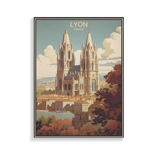 XJUfW Ölgemälde nach Zahlen Kit, Lyon Frankreich,Malen nach Zahlen für Anfänger, Malen nach Zahlen Leinwand, DIY-Malen nach Zahlen, 50x60cm(AA-464 XJUfW Ölgemälde nach Zahlen Kit, Lyon Frankreich,Malen nach Zahlen für Anfänger, Malen nach Zahlen Leinwand, DIY-Malen nach Zahlen, 50x60cm(AA-464 von XJUfW