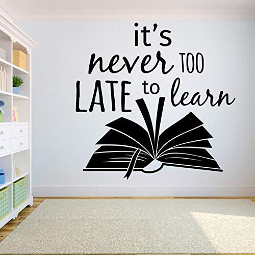 Bücher Vinyl Wandtattoo Schule Eon Zitat Wandaufkleber Lesesaal Bibliothek Aufkleber Buchhandlung Motivation Aufkleber 42X42Cm Bücher Vinyl Wandtattoo Schule Eon Zitat Wandaufkleber Lesesaal Bibliothek Aufkleber Buchhandlung Motivation Aufkleber 42X42Cm von XKSHUO