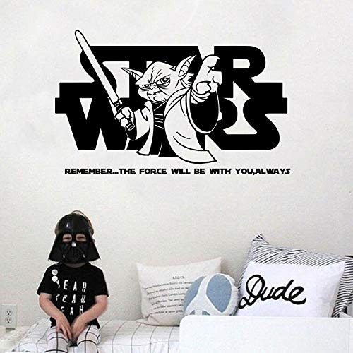 Möge Die Macht Mit Dir Sein Wandaufkleber Cartoon Animationsfilm Inspirierende Zitate Wandaufkleber Kinderzimmer Vinyl Dekoration 73X45Cm Möge Die Macht Mit Dir Sein Wandaufkleber Cartoon Animationsfilm Inspirierende Zitate Wandaufkleber Kinderzimmer Vinyl Dekoration 73X45Cm von XKSHUO