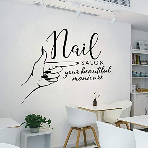 Nagel Shop Wandaufkleber Nagelstudio Logo Schild Hand Spa Weiblich Vinyl Aufkleber Wohnkultur Schönheitssalon Badezimmer 65X57Cm Nagel Shop Wandaufkleber Nagelstudio Logo Schild Hand Spa Weiblich Vinyl Aufkleber Wohnkultur Schönheitssalon Badezimmer 65X57Cm von XKSHUO