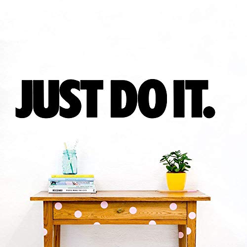 Wandaufkleber Wandkunst Just Do It Wandaufkleber Fitness Klassenzimmer Kinderzimmer Bibliothek Vinyl 85X17Cm Wandaufkleber Wandkunst Just Do It Wandaufkleber Fitness Klassenzimmer Kinderzimmer Bibliothek Vinyl 85X17Cm von XKSHUO
