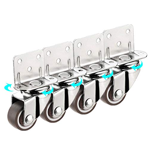 XLANDALYUEFA Lenkrollen, Schwerlastrollen, 4 × Lenkrollen mit Bremse, Universalrollen, Tragkraft 500 lb, Rollen for Möbelbeschläge, 1 Zoll/1,25 Zoll/1,5 Zoll/2 Zoll XLANDALYUEFA Lenkrollen, Schwerlastrollen, 4 × Lenkrollen mit Bremse, Universalrollen, Tragkraft 500 lb, Rollen for Möbelbeschläge, 1 Zoll/1,25 Zoll/1,5 Zoll/2 Zoll von XLANDALYUEFA