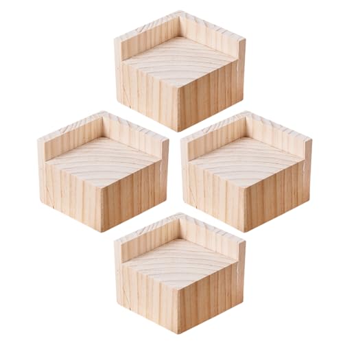 XLANDALYUEFA Möbelerhöhung, Betterhöhungen aus Massivholz, 4-teilige Möbelbeine, robuste Tischerhöhungen, Sofalifte Holz, tragen bis zu 500 kg, Bettfüße, erhöhtes Gerät(A 8cmIncrease Height 10cm) XLANDALYUEFA Möbelerhöhung, Betterhöhungen aus Massivholz, 4-teilige Möbelbeine, robuste Tischerhöhungen, Sofalifte Holz, tragen bis zu 500 kg, Bettfüße, erhöhtes Gerät(A 8cmIncrease Height 10cm) von XLANDALYUEFA