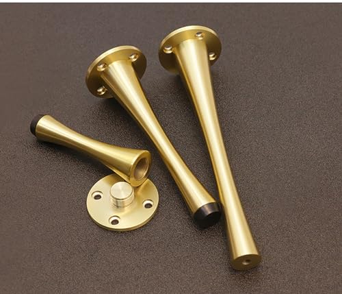 XLANDALYUEFA Möbelfüße, Möbelbeine aus Messing, moderner Stil, DIY-Ersatz-Küchenfüße, Sofafüße, Tischbeine Metall, Arbeitsplatte, Bar, TV-Schreibtischbeine(100mm) von XLANDALYUEFA