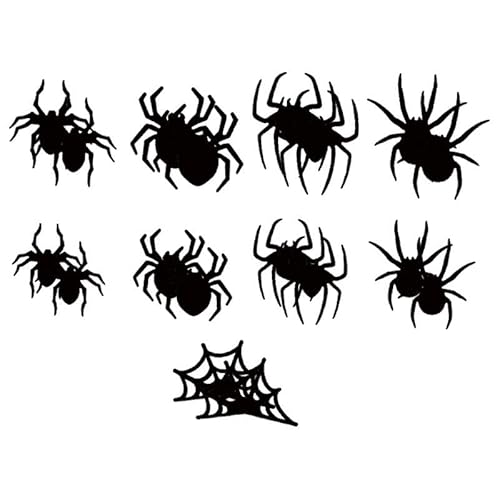 XLWLLNJ 18 Stück Wandaufkleber Halloween 3D Wandsticker PVC Fensterdekoration mit Licht für Stimmungsvolle Spukathmosphäre für Büro Tür Wohnbereich Esszimmer, 18 Stück von XLWLLNJ