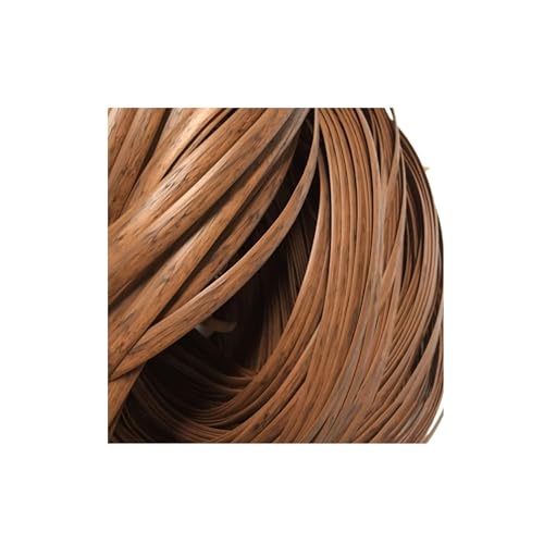 XLyrriun Synthetisches Rattan-Kunststoff-Rattan-Webmaterial, flach, kamelfarben, holzähnliches Webmaterial, Kunststoff-Rattan for Stricken und Reparieren für Innenhof, Möbel XLyrriun Synthetisches Rattan-Kunststoff-Rattan-Webmaterial, flach, kamelfarben, holzähnliches Webmaterial, Kunststoff-Rattan for Stricken und Reparieren für Innenhof, Möbel von XLyrriun