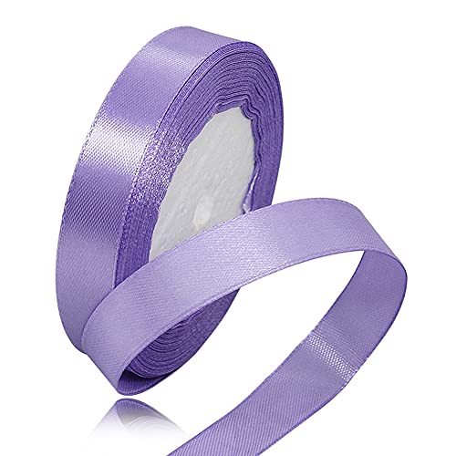 Flieder Lila Satinbands 15mm Breit, 22m Schleifenband, Geschenkband für Geschenkverpackungen, DIY Handwerk, Blumensträuße, Nähprojekte, Schleifenherstellung, Geburtstags- und Hochzeitsdekorationen Flieder Lila Satinbands 15mm Breit, 22m Schleifenband, Geschenkband für Geschenkverpackungen, DIY Handwerk, Blumensträuße, Nähprojekte, Schleifenherstellung, Geburtstags- und Hochzeitsdekorationen von XMASOLD